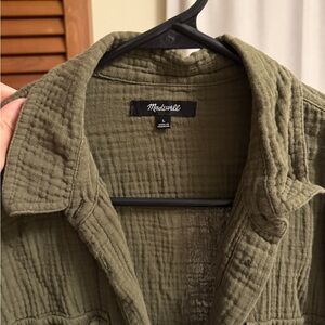 Madewell Women's Olive blouse